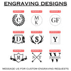 Bourbon Flight Board with Custom Engraving Luigi's Wood Shop