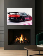 Acrylic UV Printed LED Car Poster – Backlit Neon Wall Decor Peony Atelier