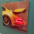 Acrylic UV‑Printed Car Neon Poster with LED Glow – Custom Sizes Available Peony Atelier
