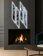 Acrylic UV‑Printed LED Car Wall Art with Dimmer Peony Atelier