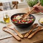 Olive Wood Kitchen Servers Set -5 pcs
