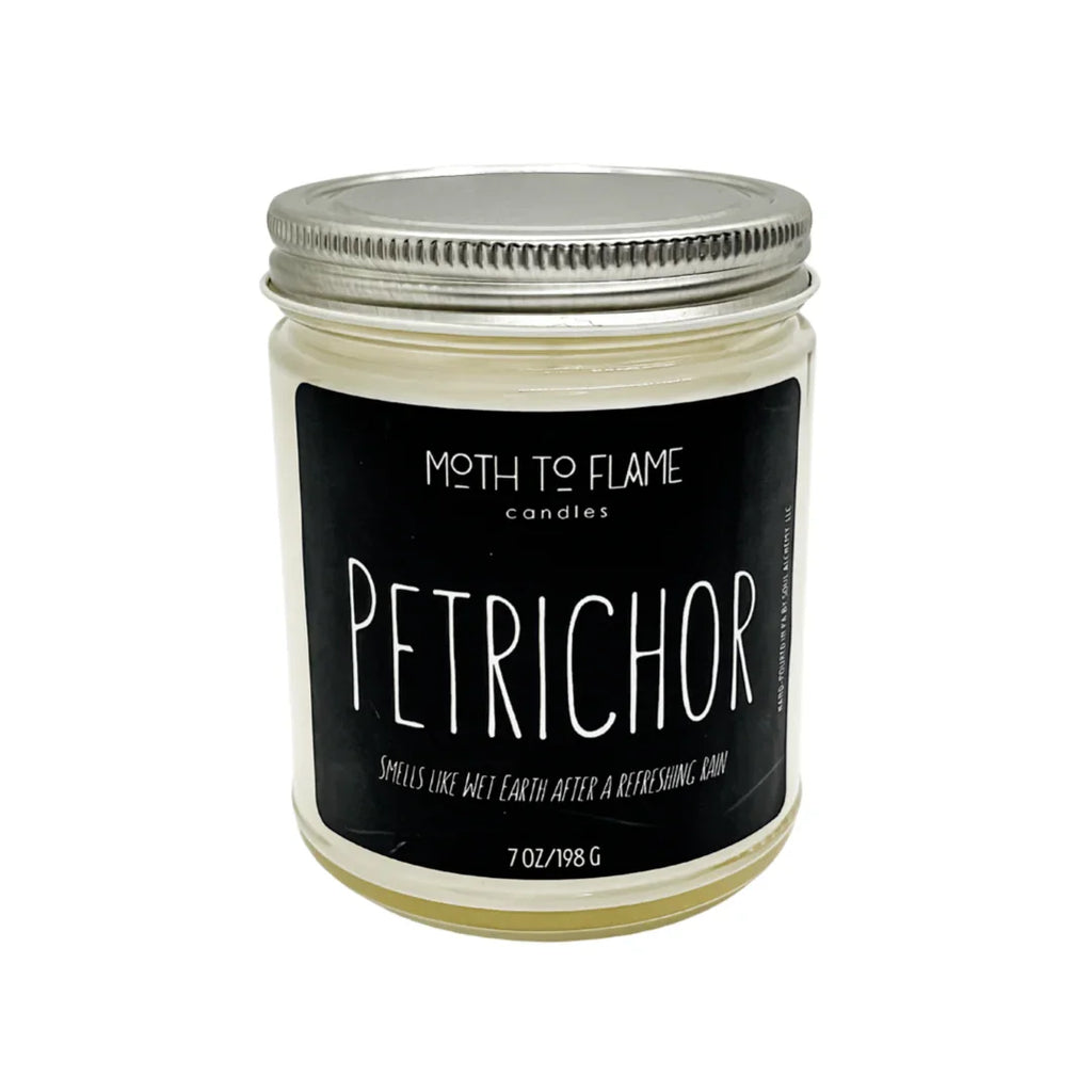 Petrichor – Grounding Earth-Scented Candle (7 oz) Moth to Flame Candles