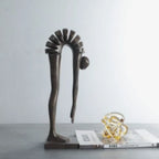 Modern Artistic Bending Human Sculpture