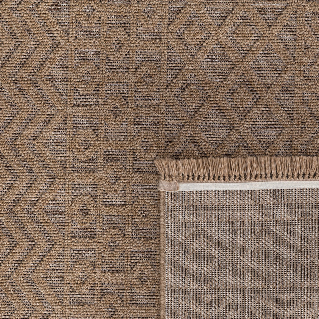 In- & Outdoor Rug Cologne with Bohemian Aztec Pattern in Beige RugYourHome