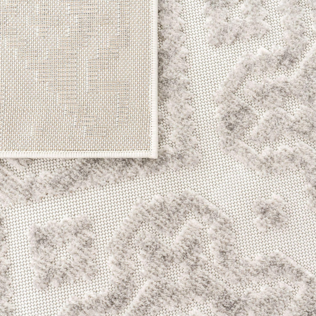 In- & Outdoor Rug Marrakesh High/Low Effect Trellis in Cream RugYourHome