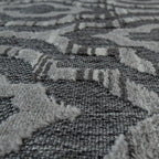 In- & Outdoor Rug Marrakesh Moroccan Ornaments - Dark Grey RugYourHome