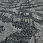 In- & Outdoor Rug Marrakesh Moroccan Ornaments - Dark Grey RugYourHome