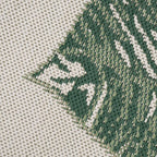 In- & Outdoor Rug Ostende Jungle Leaves - Cream Green, side view - House Of Avana