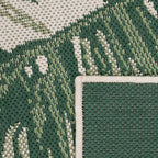 In- & Outdoor Rug Ostende Jungle Leaves - Cream Green RugYourHome