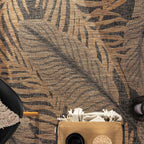 Indoor & Outdoor Rug Captera with Leaves Design RugYourHome