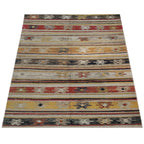 Indoor & Outdoor Rug Ethnic Cream Red Yellow RugYourHome