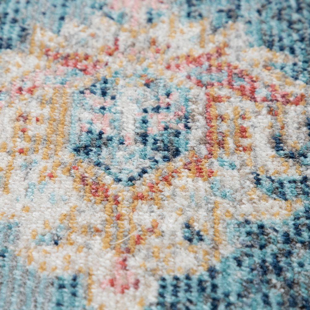 Indoor & Outdoor Rug For Patio, Oriental Look In Blue RugYourHome