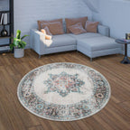 Indoor & Outdoor Rug for Patio, Oriental Pattern In Beige RugYourHome
