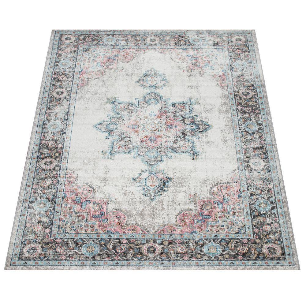 Indoor & Outdoor Rug for Patio, Oriental Pattern In Beige RugYourHome