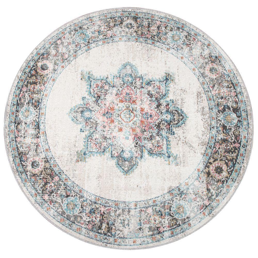 Indoor & Outdoor Rug for Patio, Oriental Pattern In Beige RugYourHome
