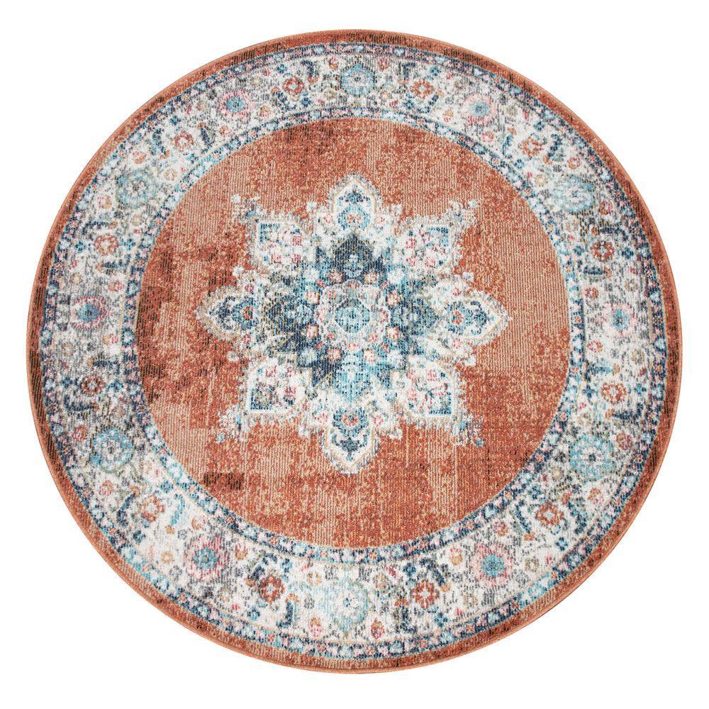 Indoor & Outdoor Rug For Patio, Oriental Pattern In Red RugYourHome