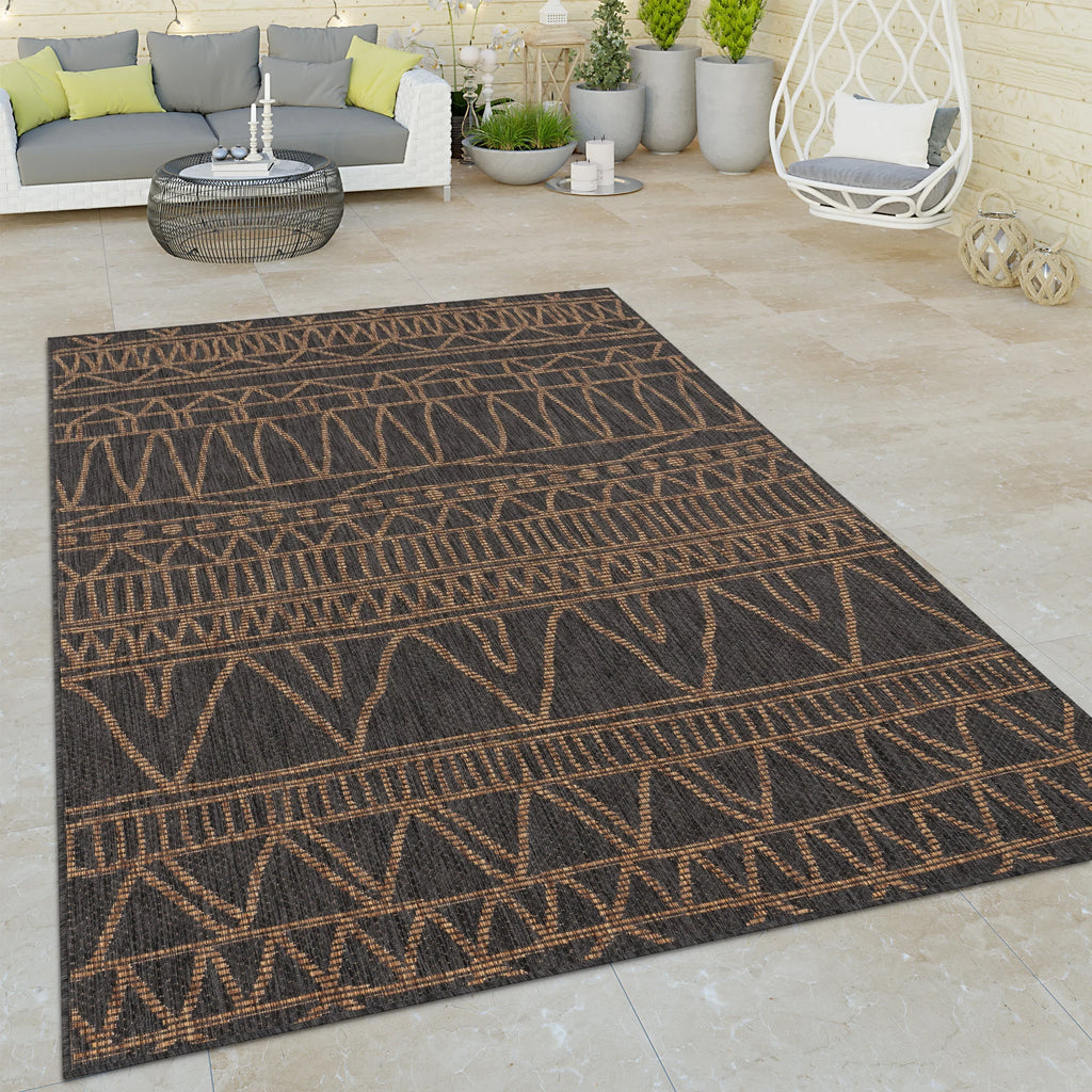 Indoor & Outdoor Rug Modern Ethnic Pattern RugYourHome