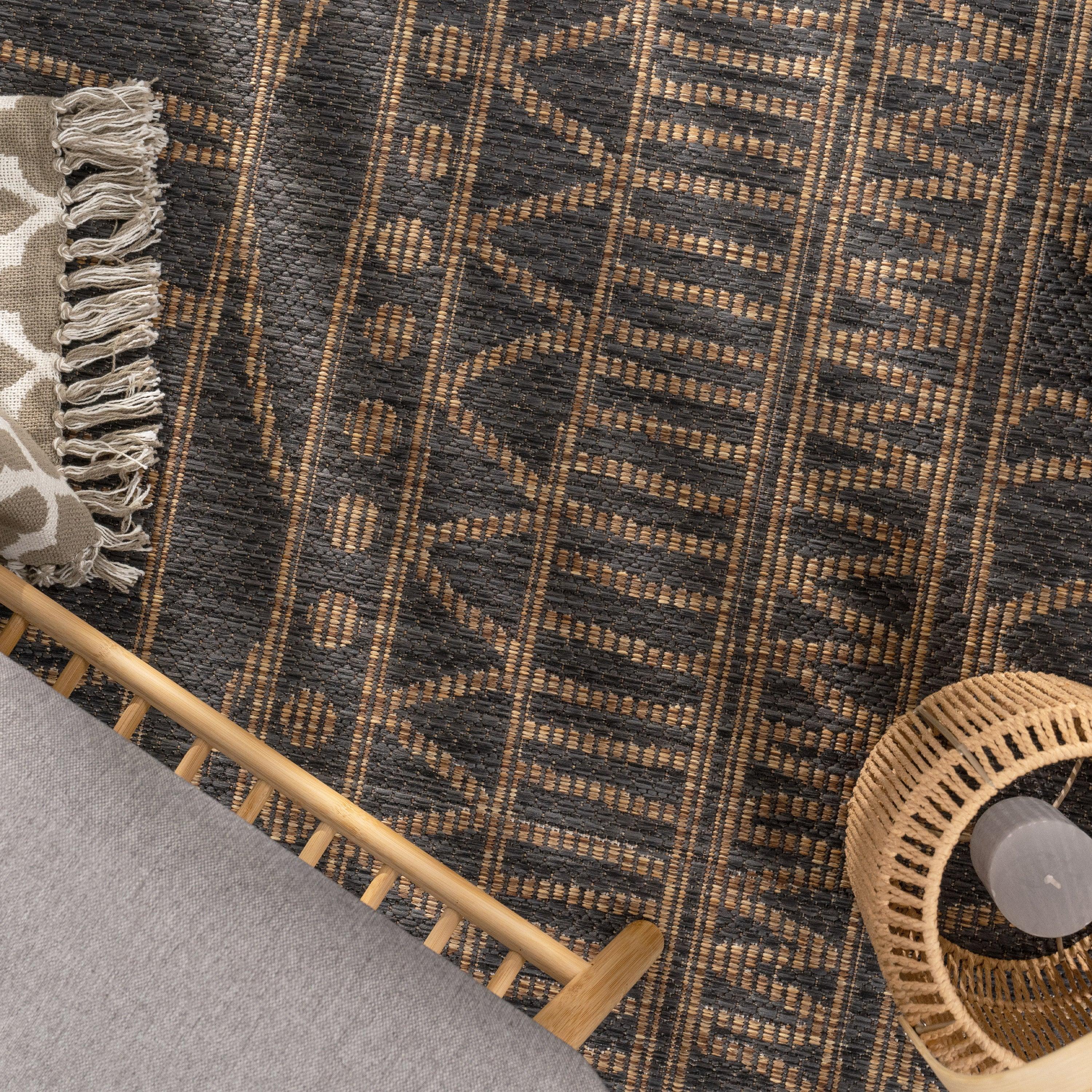 Indoor & Outdoor Rug Modern Ethnic Pattern RugYourHome