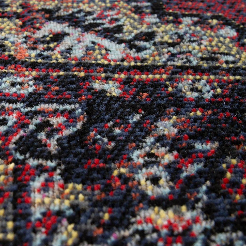 Indoor & Outdoor Rug Oriental Look Bordeaux Red, side view - House Of Avana