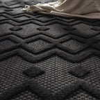 Indoor Outdoor Rug Livorno Geometric Trellis Pattern In Anthracite RugYourHome