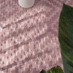 Indoor Outdoor Rug Livorno Trellis High-Low Pattern In Pink RugYourHome