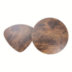 Coffee Table Set Industrial Style Wooden Tabletop End Desk Tea Table Living Room Sofa Side Table Bedside Table Lamp Workbench Table Plant Stand Display Rack House Of Avana