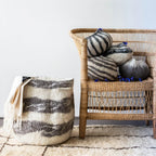 Ingobozi Woven Wool African Storage Basket Kanju Interiors