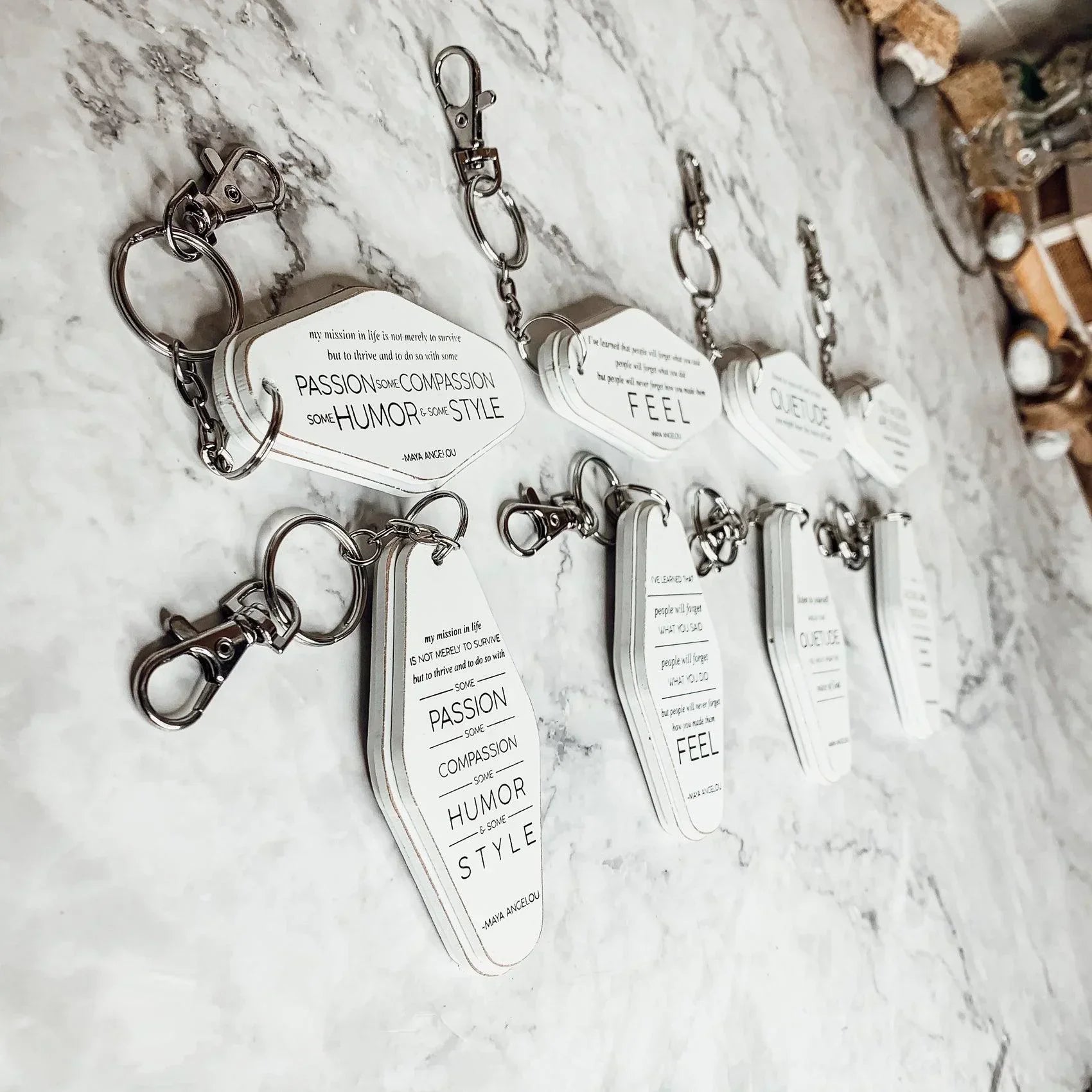 Inspirational Keychains Gia Roma