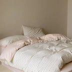 Iris Polka Dot Jacquard Bedding Set Ever Lasting
