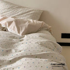 Iris Polka Dot Jacquard Bedding Set Ever Lasting