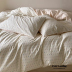 Iris Polka Dot Jacquard Bedding Set Ever Lasting