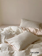 Iris Polka Dot Jacquard Bedding Set Ever Lasting