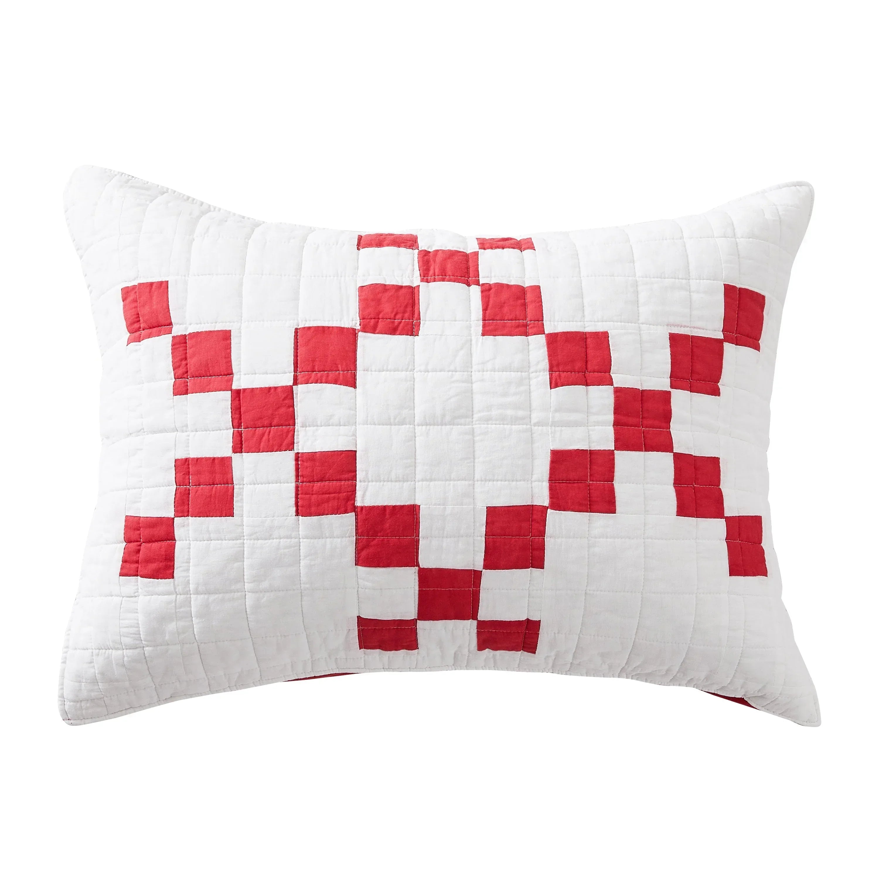 Irish Chain Patchwork Cotton Quilt Set Mélange Home