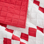 Irish Chain Patchwork Cotton Quilt Set Mélange Home