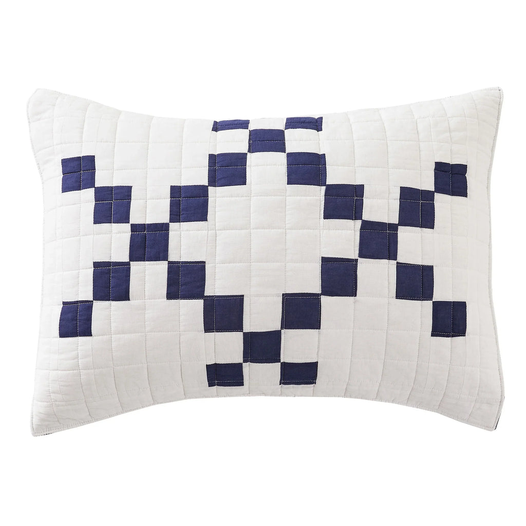 Irish Chain Patchwork Cotton Quilt Set Mélange Home