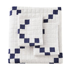 Irish Chain Patchwork Cotton Quilt Set Mélange Home