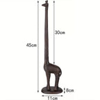 Bathroom Cast Iron Animal Toilet Paper Holders Free Standing Novelty Roll Holders - House Of Avana