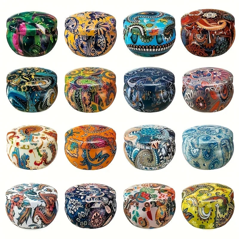 S Premium Soy Wax Aromatherapy Candles, 2.5oz Ham Style Iron Cans, Ideal for Meditation, Yoga,... - House Of Avana