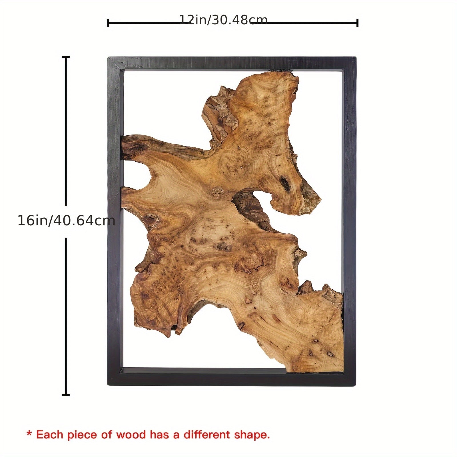 Irregularly Wood Wall Decor, Handmade Wood Art, Hanging Decoration, Natural Wood Panels For A Unique Style, Perfect For Living Room, Bedroom, Kitchen, Office House Of Avana