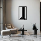 Islamic Calligraphy Metal Wall Art - "Ya Allah" Modern Design -KAF180 Peony Atelier