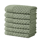 Cotton Diamond Waffle Weave Bath Towel Set - Grayson Collection