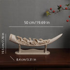 Ivory Horse Statue - House Of Avana