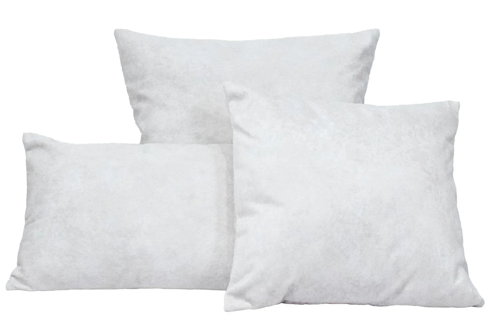 Ivory Square and Lumbar Luxury Velvet Pillow | TRDPL01 The Rug Decor