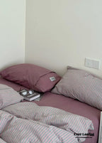 James Striped Bedding Set / Blue Ever Lasting