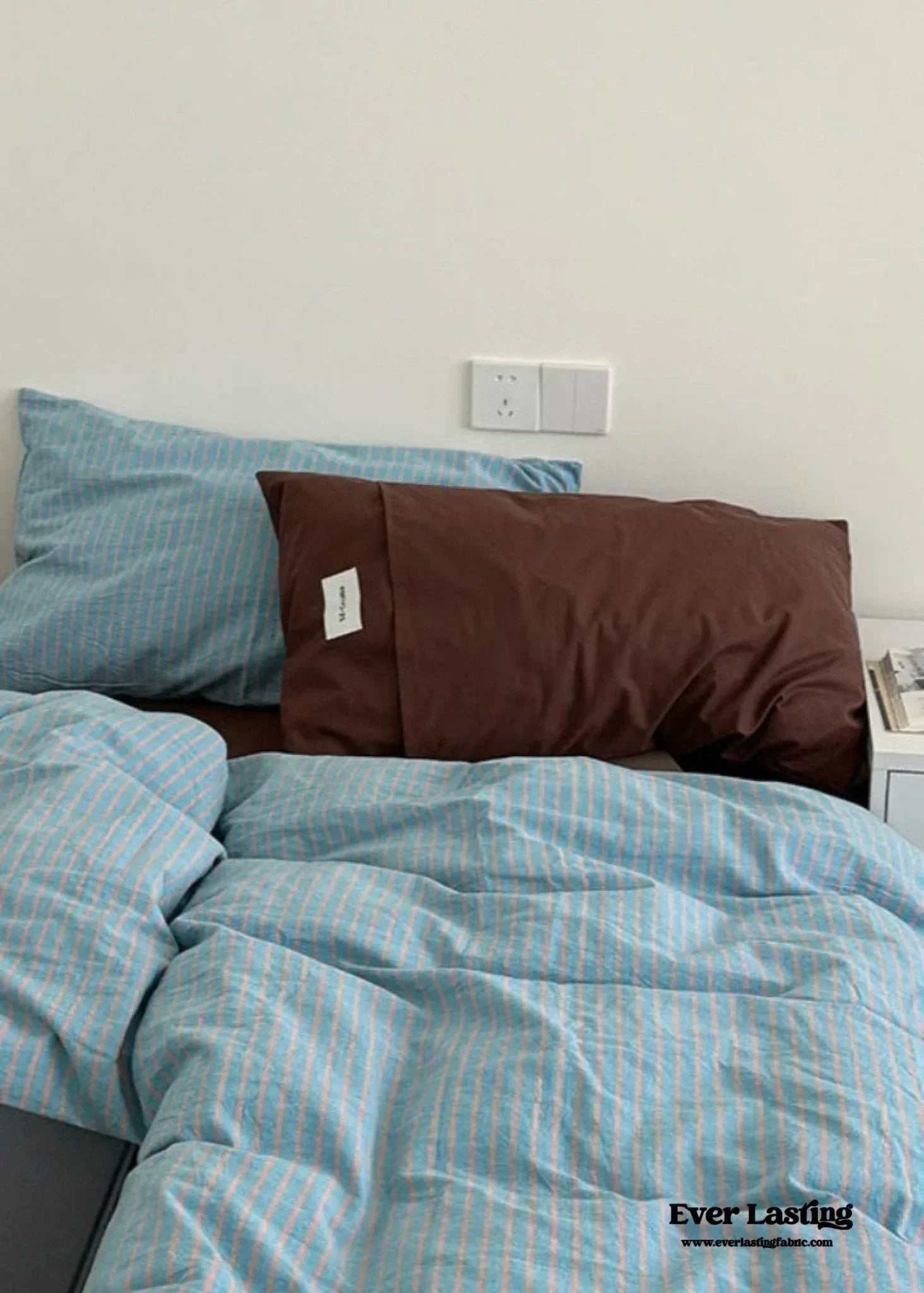 James Striped Bedding Set / Purple Ever Lasting