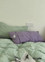 James Striped Bedding Set / Purple Ever Lasting