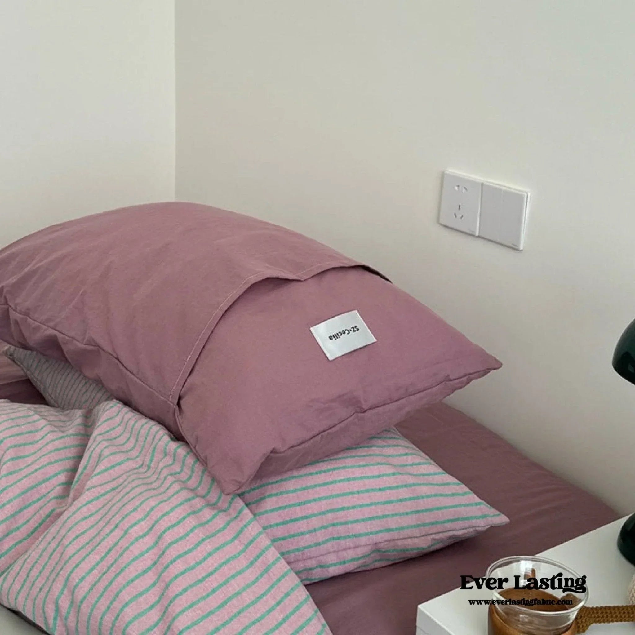 James Striped Bedding Set / Purple Ever Lasting
