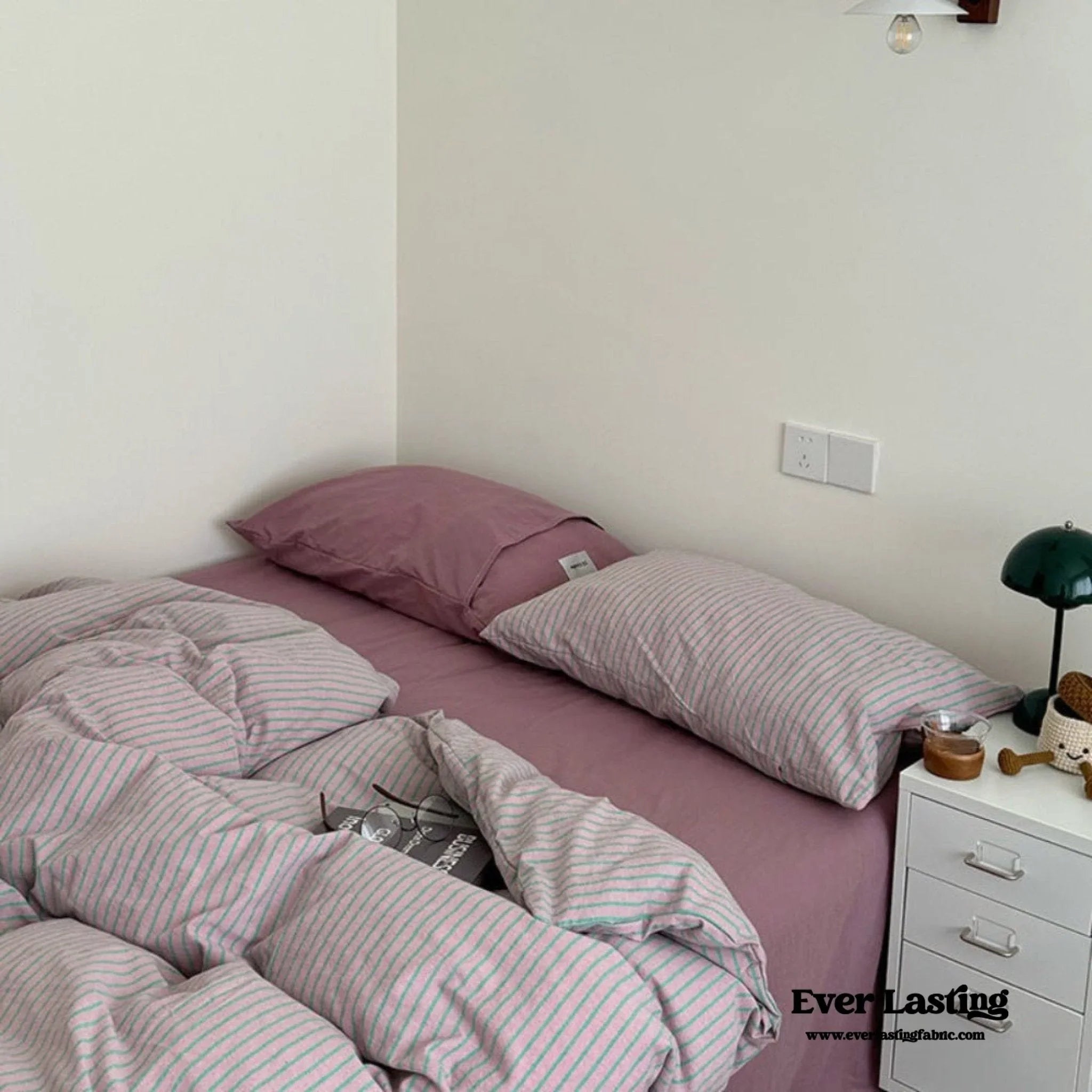 James Striped Bedding Set / Yellow