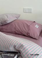 James Striped Bedding Set / Yellow