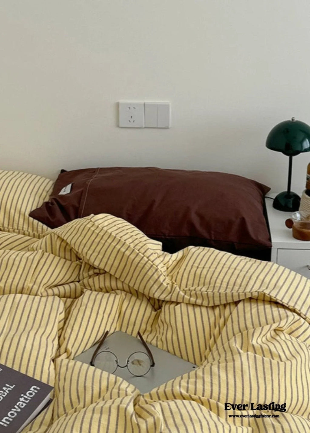 James Striped Bedding Set / Yellow